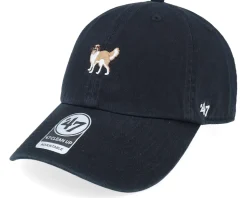 Dog Base Runner Icon 47 Clean Up Black Dad Cap - 47 Brand