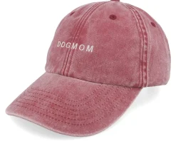Dog Mom Vintage Washed Red Dad Cap - Iconic