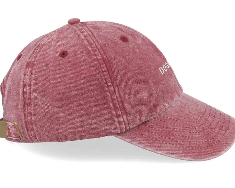 Dog Mom Vintage Washed Red Dad Cap - Iconic