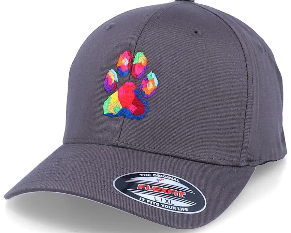 Dog Paw Colors Dark Grey Flexfit - Iconic