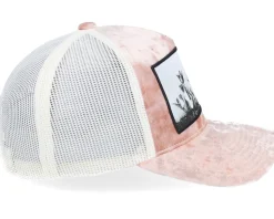 Dog Watering Plant Velvet Peach/Ivory A-frame - Calza Pennello