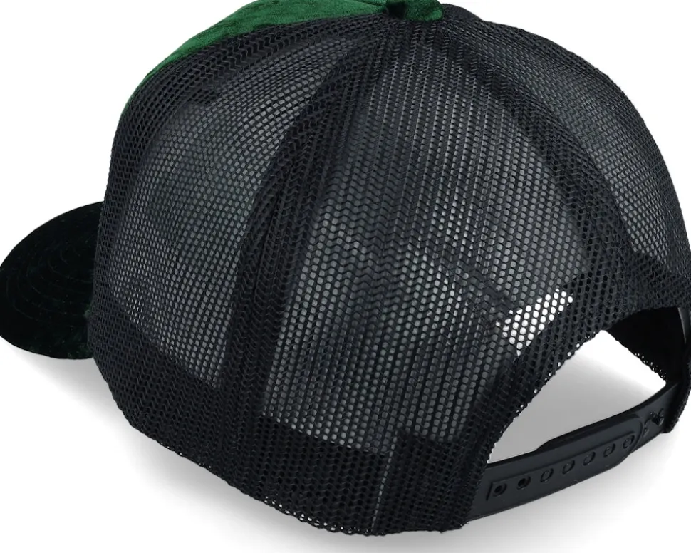 Dogs Velvet Green/Black A-frame Trucker - Calza Pennello