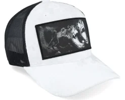 Dogs Velvet White/Black A-frame Trucker - Calza Pennello