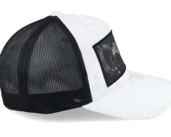 Dogs Velvet White/Black A-frame Trucker - Calza Pennello