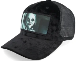 Doll Velvet Black/Black A-frame Trucker - Scenes