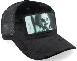 Doll Velvet Black/Black A-frame Trucker - Scenes