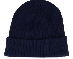 Dollar Bill Navy Beanie Organic Cotton Cuff - Calza Pennello