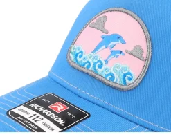 Dolphin On Waves Patch Cobalt Blue/Grey Trucker - Iconic
