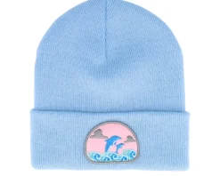 Dolphin On Waves Patch Cobalt Blue/Grey Trucker - Iconic