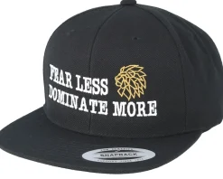Dominate More Black Snapback - Lions