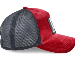 Don Corleone Red/Black Velvet Trucker - The Godfather