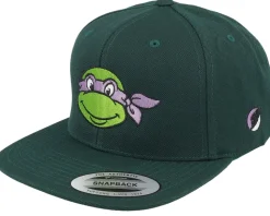 Donatello Face Dark Green Snapback - TMNT