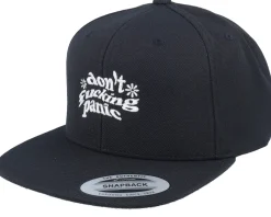 Don’t Fucking Panic Club Black Snapback - Iconic