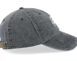 Don’t Fucking Panic Washed Black Dad Cap - Iconic
