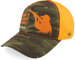 Don't Shoot At Me I'll Shoot Back Brown Camo Adjustable - MJM Hats
