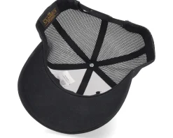 Donut Smiley Face Retro Black Trucker - Iconic