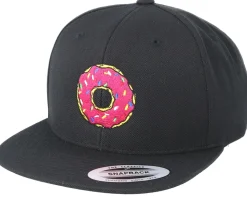Donut Time Black Snapback - BOOM