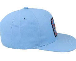 Dope Pop Art Patch Lightblue/Pink Snapback - 4REAL