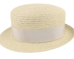 Dorle Paperbraid Beige Straw Hat - Mayser