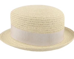 Dorle Paperbraid Beige Straw Hat - Mayser