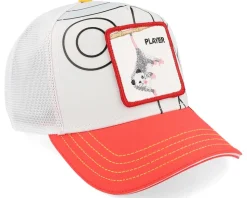 Double Or Nothing Good Times White/Red A-Frame Trucker - Goorin Bros.