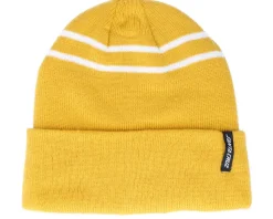 Double Stripe Beanie Mustard Cuff - Santa Cruz