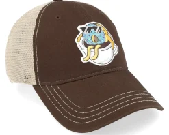 Doughnut In Coffe Cup Patch Brown/Khaki Dad Cap - Abducted