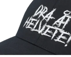Dra Åt Helvete Patch Black Flexfit Wooly Combed - Kränkt!
