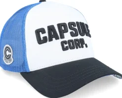 Dragon Ball Capsule White/Blue/Black A-Frame Trucker - Capslab