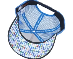 Dragon Ball Capsule White/Blue/Black A-Frame Trucker - Capslab