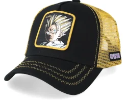 Dragon Ball Gohan Black/Gold Trucker - Capslab
