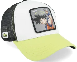 Dragon Ball Goku Black/White/Yellow A-Frame Trucker - Capslab