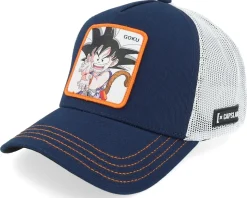 Dragon Ball Goku Blue A-Frame Trucker - Capslab