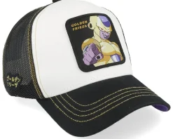 Dragon Ball Golden Frieza White/Black A-Frame Trucker - Capslab