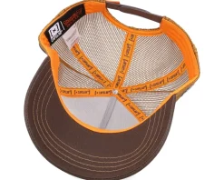 Dragon Ball Kame Brown/White A-Frame Trucker - Capslab