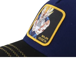 Dragon Ball Majin Vegeta Navy/Black/Yellow Trucker - Capslab