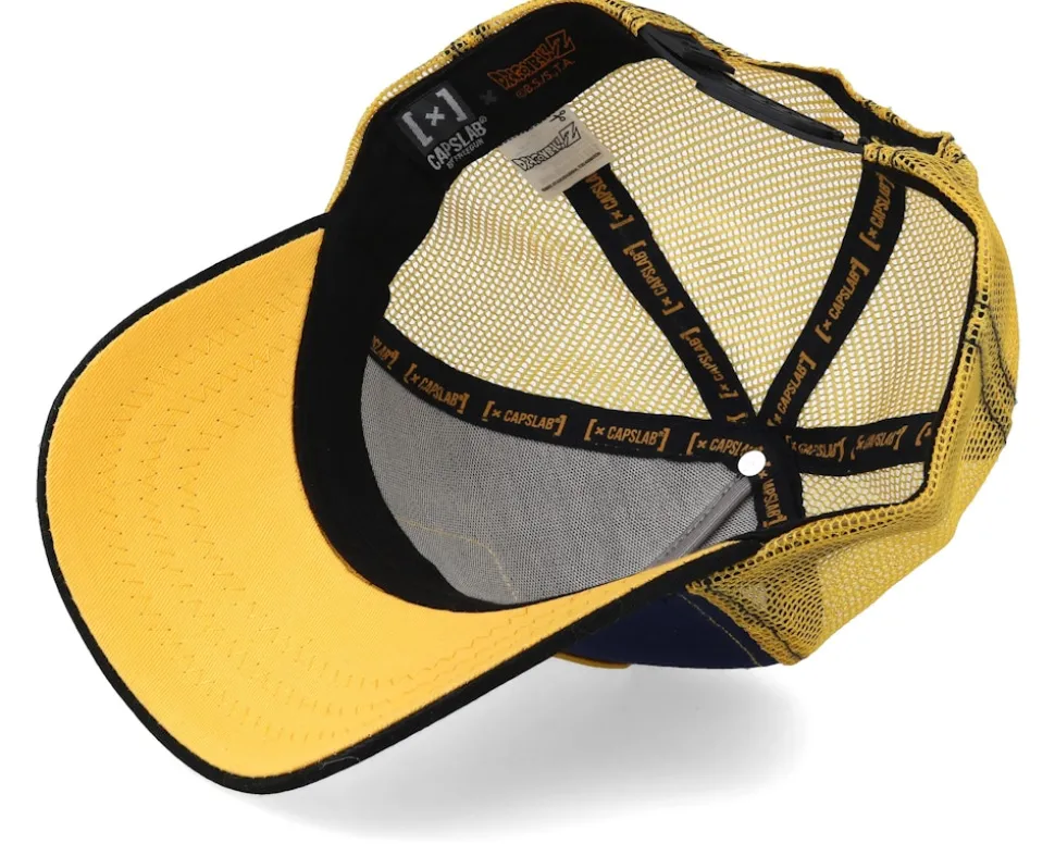 Dragon Ball Majin Vegeta Navy/Black/Yellow Trucker - Capslab
