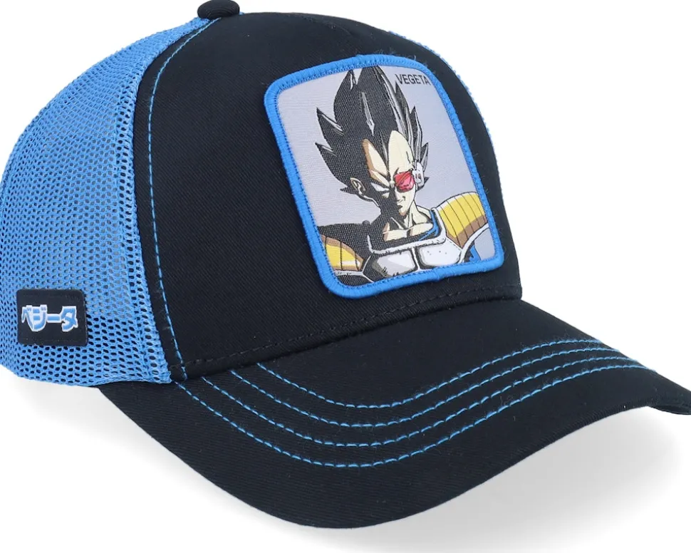 Dragon Ball Z Majin Vegeta Navy/Yellow/Black Trucker - Capslab