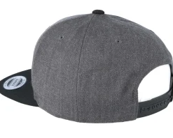 Dragon Heather Charcoal/Black Snapback - Tattoo Collective