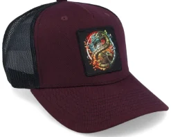 Dragon Maroon A-frame Trucker - Iconic