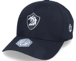 Dragon Shield Emblem Black Flexfit - Critiql Hit