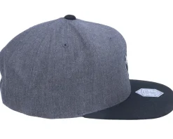 Dragon Shield Emblem Charcoal/Black Snapback - Critiql Hit