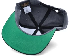 Dragon Shield Emblem Charcoal/Black Snapback - Critiql Hit