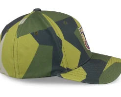 Dragon Ship Long Boat Logo M90 Camo Flexfit - Vikings