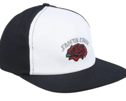 Dressen Roses Solo White/Black Snapback - Santa Cruz