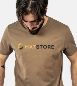Driftwood Brown/Black T-shirt - Hatstore