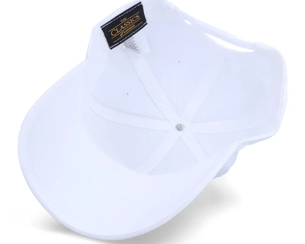 Dripping Lips Curved White Adjustable - Iconic