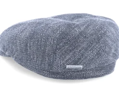 Driver Cap Jersey Blue Flat Cap - Stetson