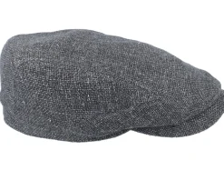 Driver Cap Virgin Wool/Linen Grey Flat Cap - Stetson
