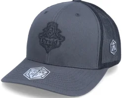 Druid Class Emblem Charcoal/Black Trucker - Critiql Hit